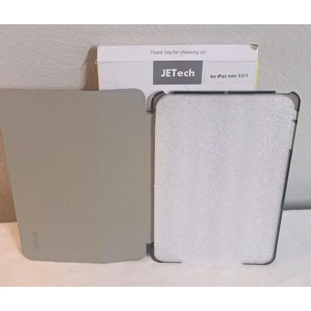JETech iPad Mini 1/2/3 Case Smart Cover Slim Stand Auto Sleep/Wake Black